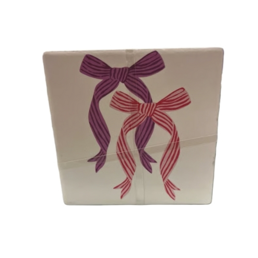 Prima Designs Decorative Set of 4 Ribbon Coasters